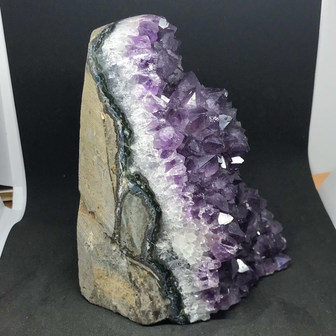 【-13000円スタート】アメジスト ドーム パワーストーン 天然石 103