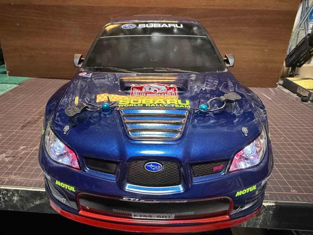 タミヤ　1/10RC スバル インプレッサ WRC モンテカルロ'07 ボディー