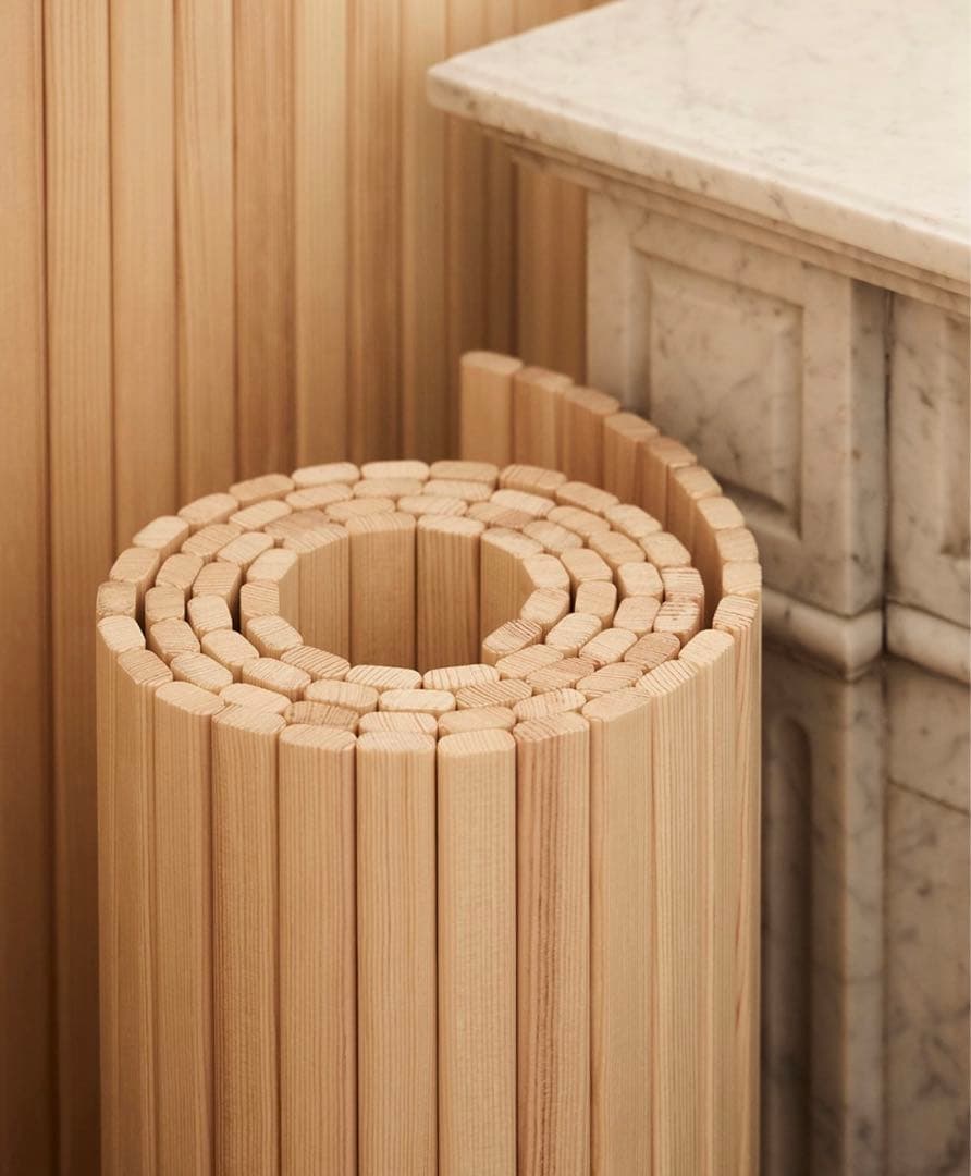 土限定値下げ‼️【即配達！】木製 波形パーテーション ウッド