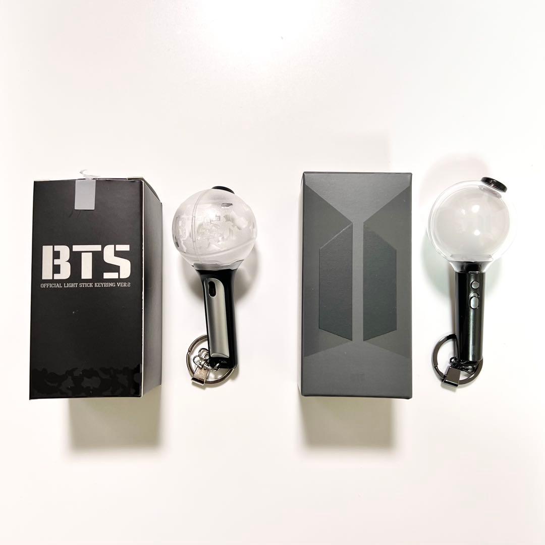BTS アミボム 公式ライトスティックキーホルダー Ver.2 SE - メルカリ