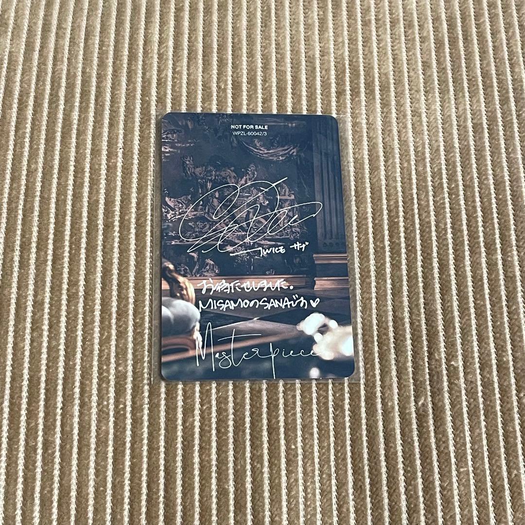 twice MISAMO ミサモ サナ masterpiece お渡し会 トレカ