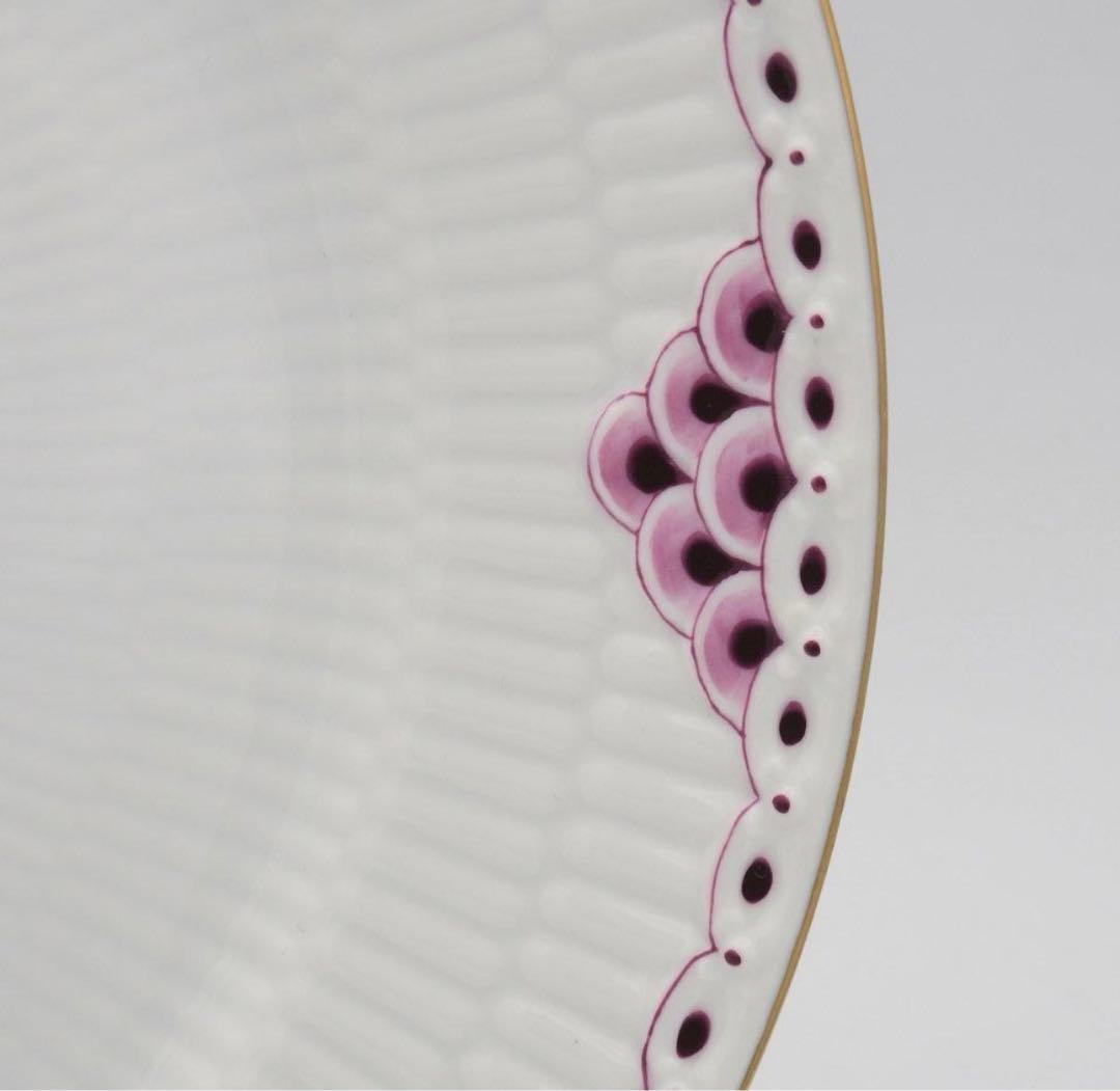 プリンセスバーガンディ　25cm皿2枚