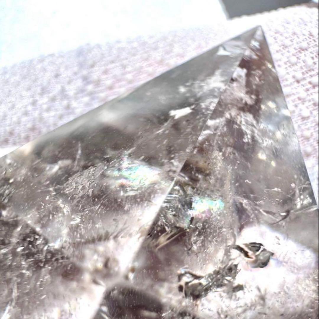 レインボー アイリスクォーツ ダイヤモンドカット