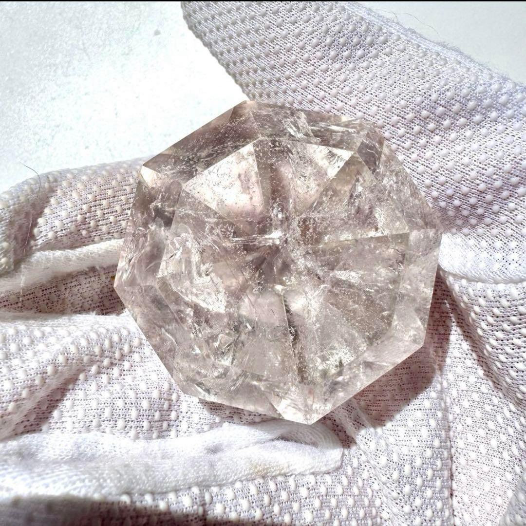 レインボー アイリスクォーツ ダイヤモンドカット