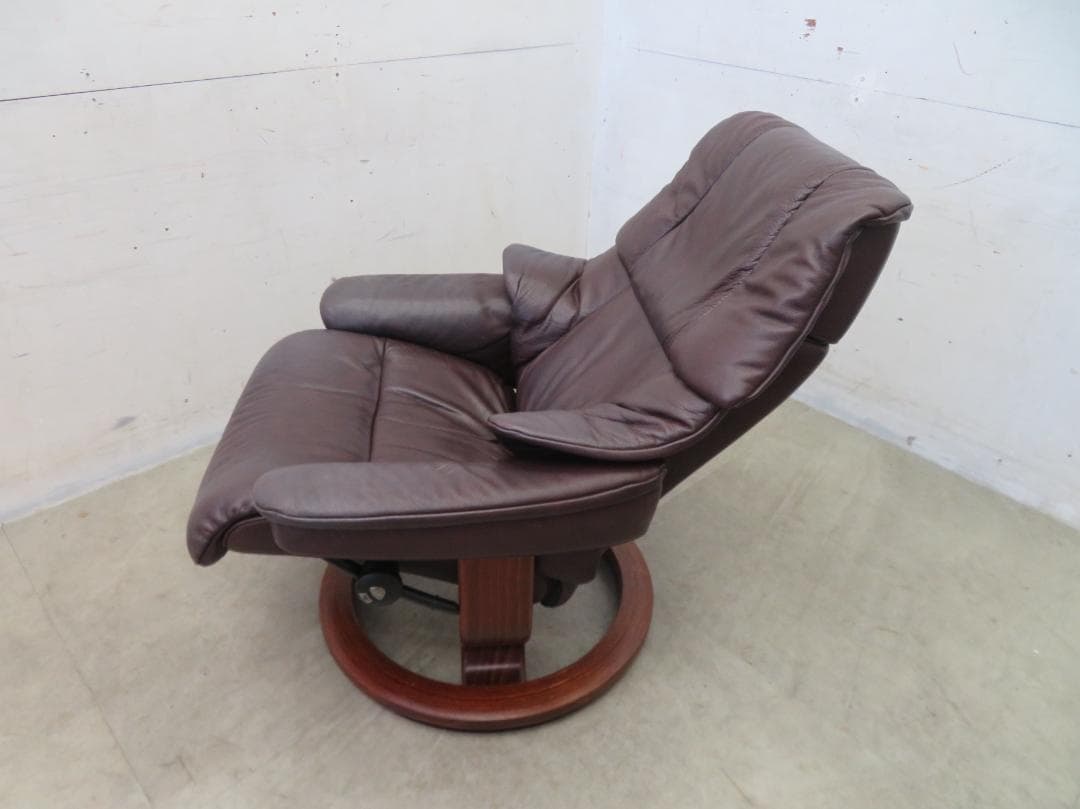 美品■ノルウェー■本革■エコーネス■ストレスレスチェア■レノ・M■リクライナー