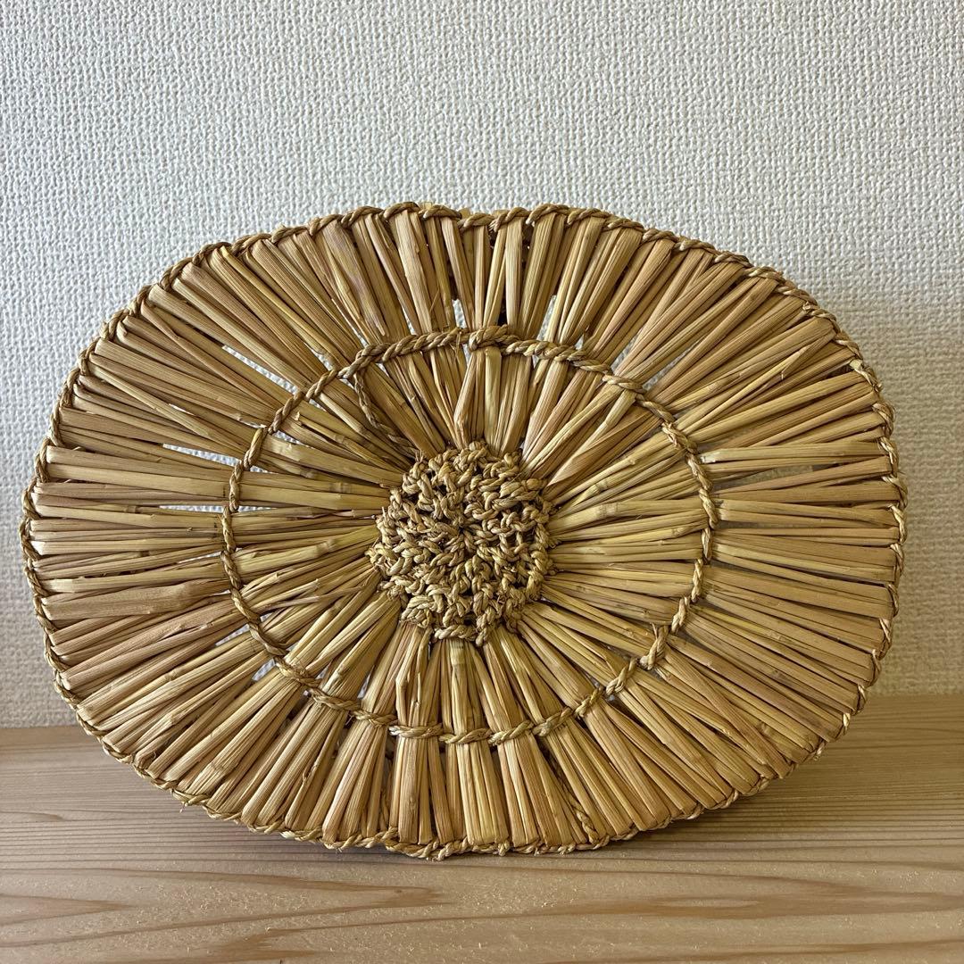 長野県 藁や スズキユカリ りんご籠 小