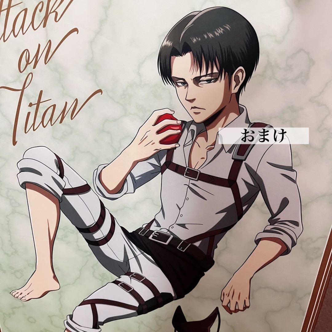 進撃の巨人 リヴァイ くじメイトvol.3 タペストリー おまけ付き - メルカリ