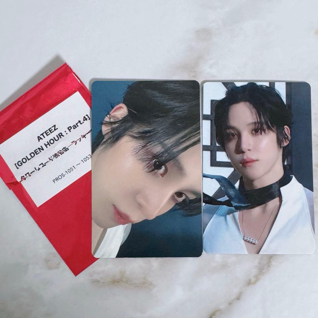 ATEEZ ユノ GOLDEN HOUR タワレコ 渋谷 限定 特典トレカセット - メルカリ