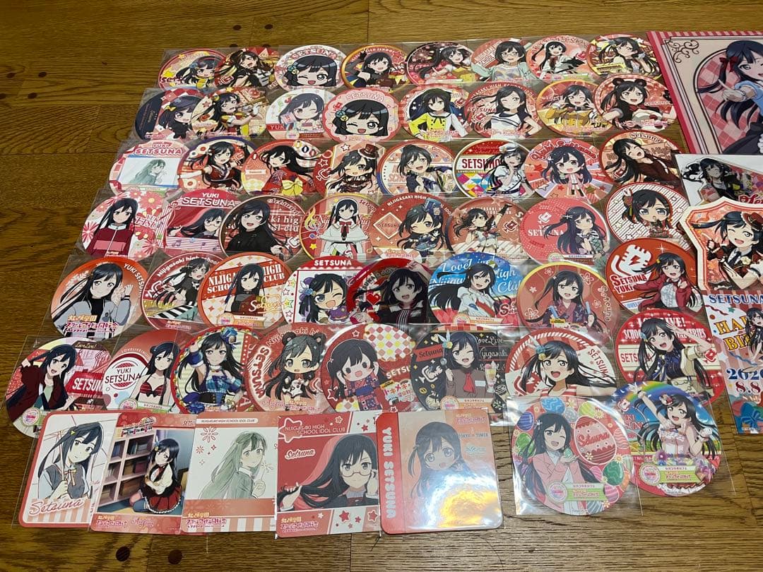 ラブライブ　虹ヶ咲学園　優木せつ菜　コースターブロマイド　　まとめ売り