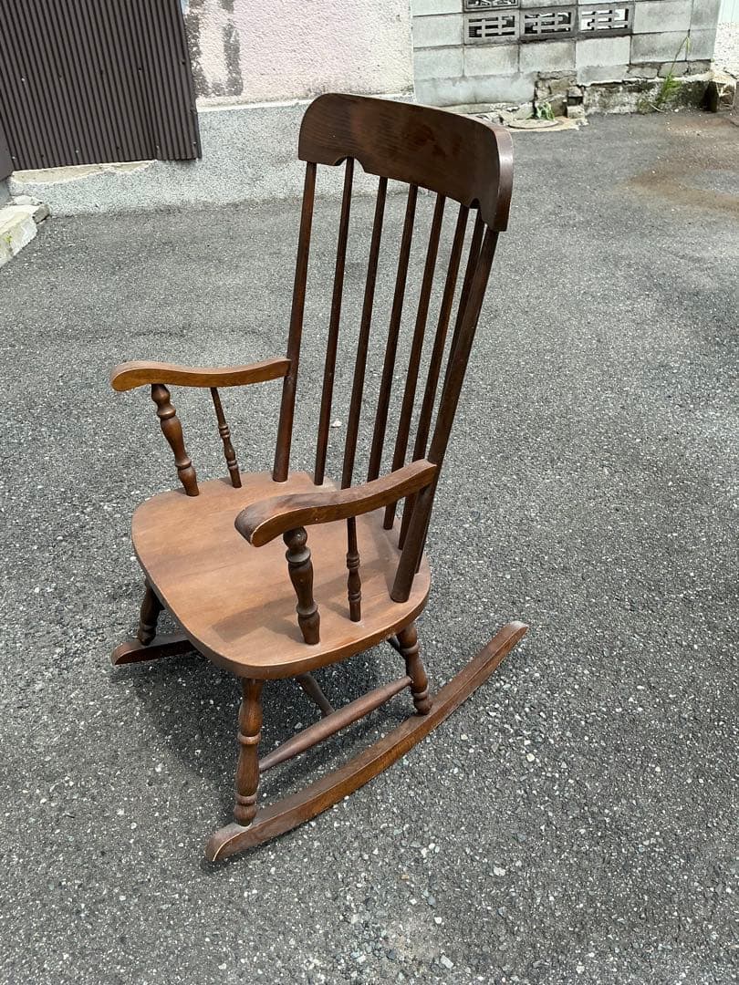 木製ロッキングチェア アンティーク