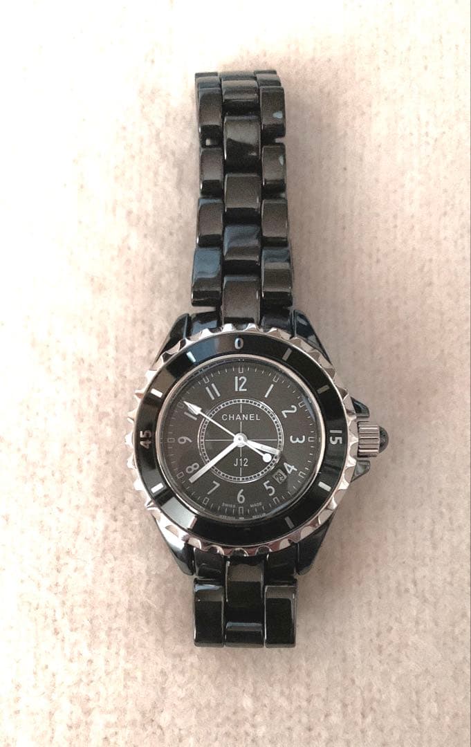 ノベルティ CHANELJ12 ブラック スポーツウォッチ