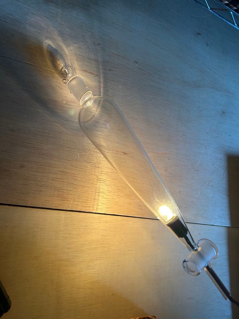 ガラス製ランプ アンティーク