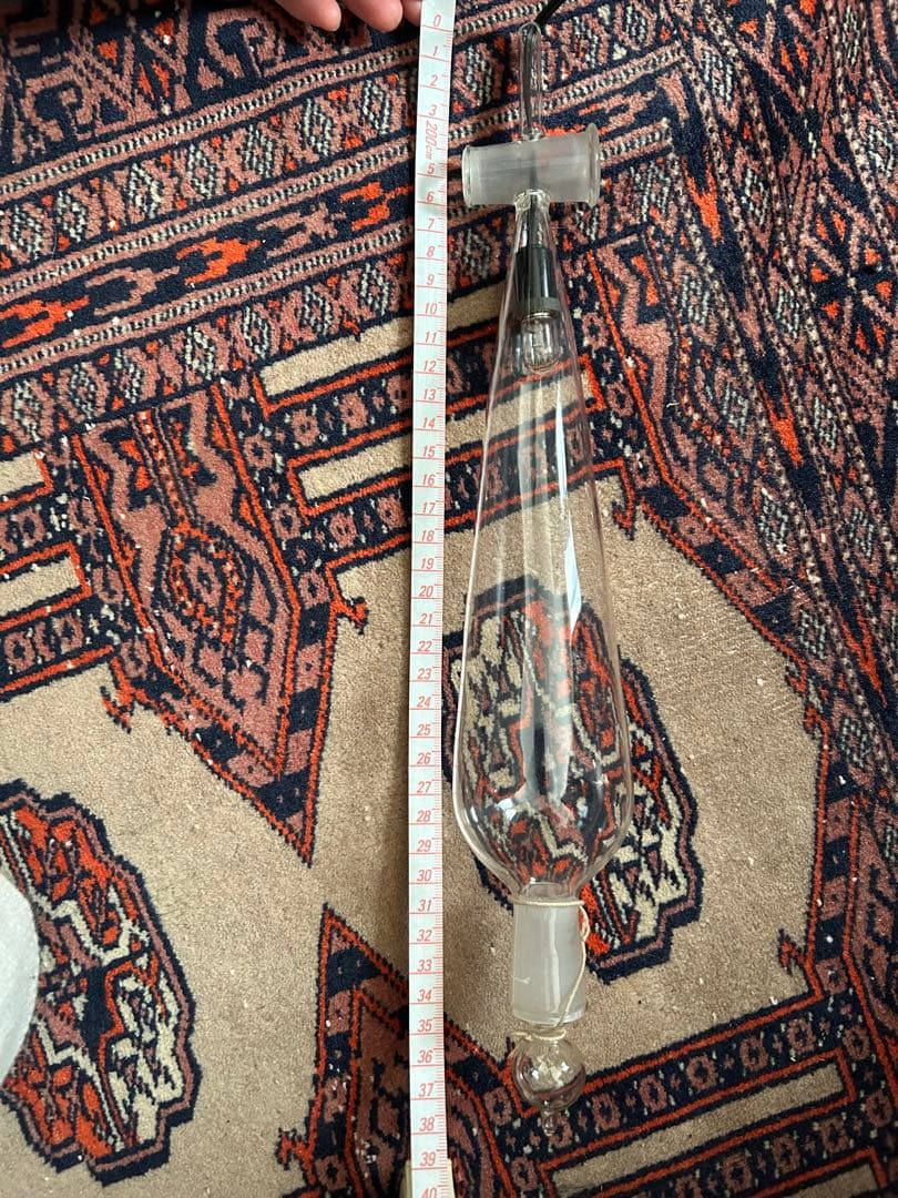 ガラス製ランプ アンティーク