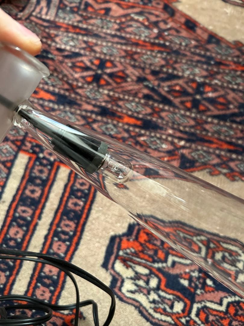 ガラス製ランプ アンティーク