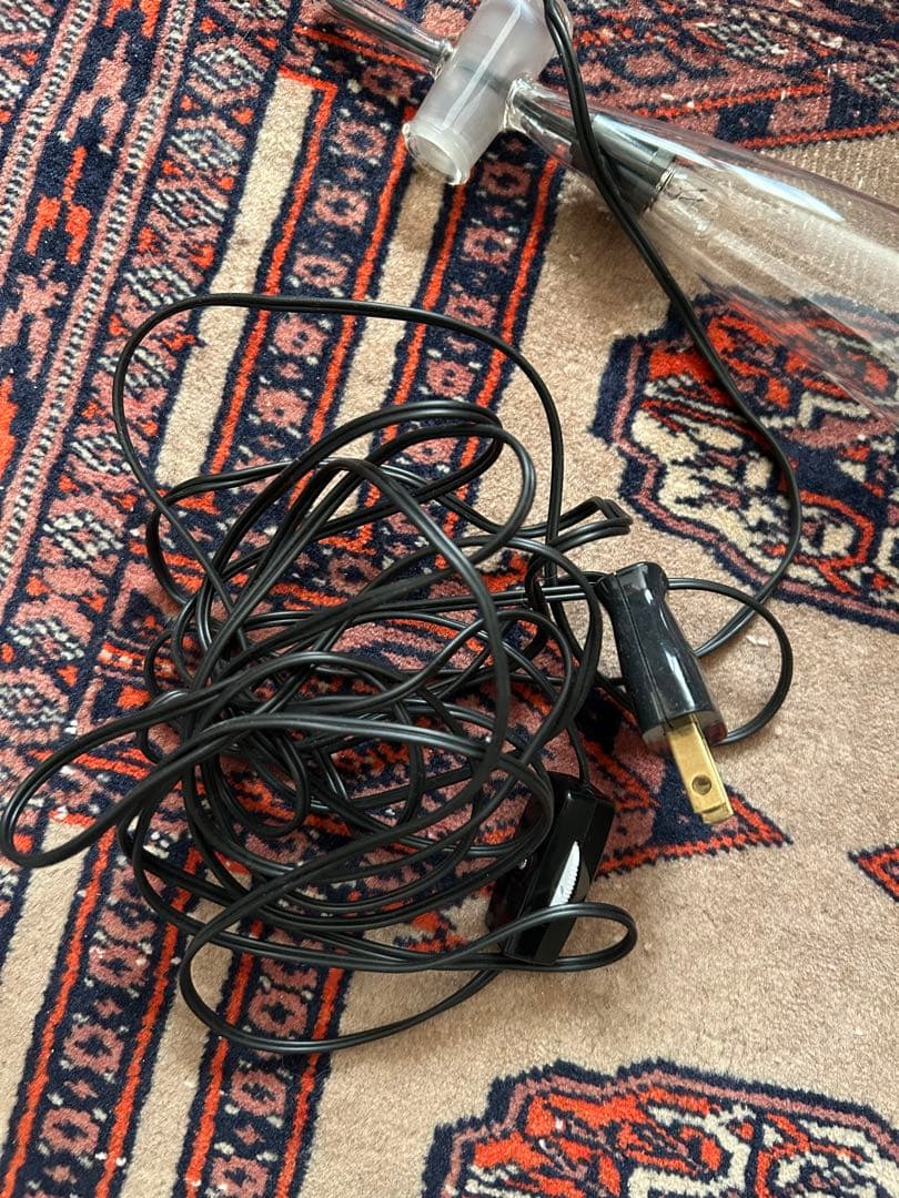 ガラス製ランプ アンティーク