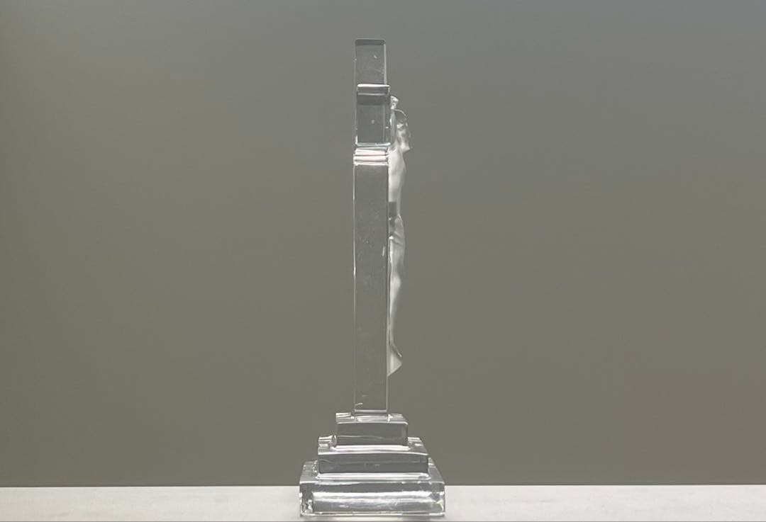 Baccarat バカラ/※極稀少型 イエス・キリスト十字架　立体像