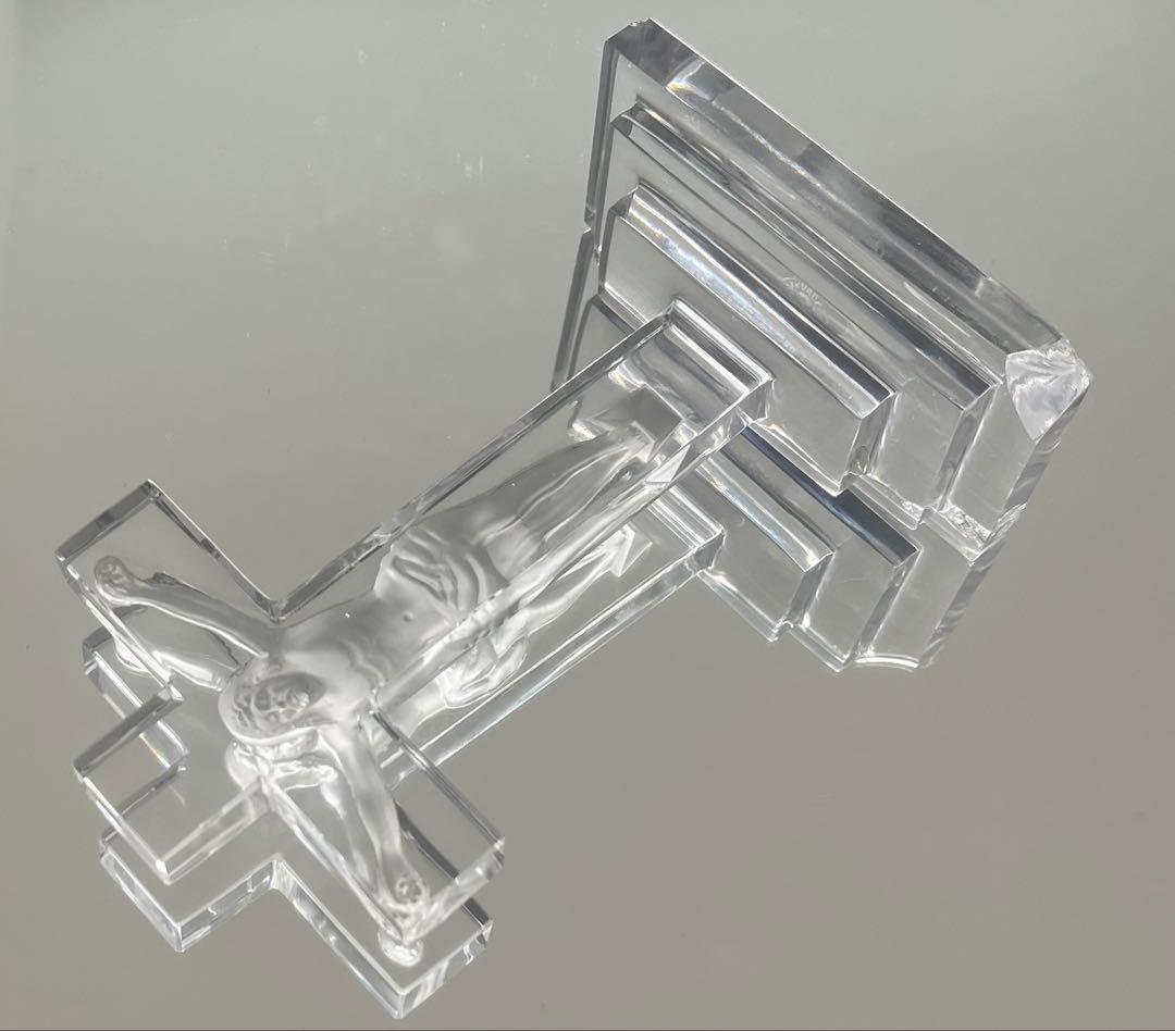 Baccarat バカラ/※極稀少型 イエス・キリスト十字架　立体像