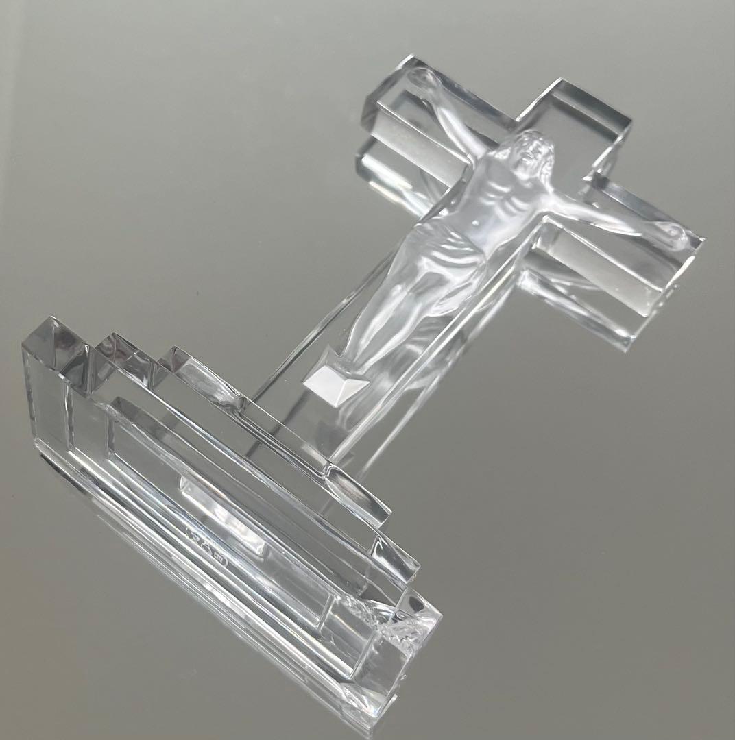 Baccarat バカラ/※極稀少型 イエス・キリスト十字架　立体像
