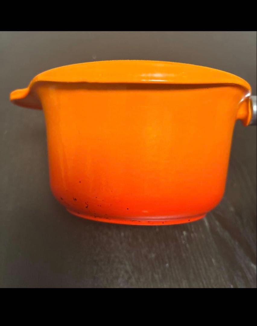 LE CREUSET　ルクルーゼ ソースパン オレンジ　片手鍋　16cm