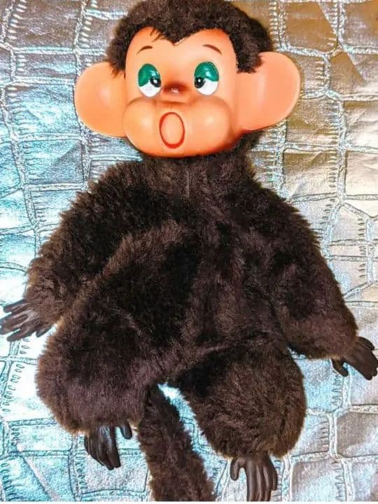 くたくたモンキー 猿 ぬいぐるみ 人形 さる サル 昭和レトロ