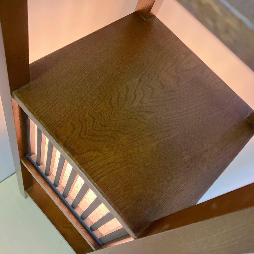 行灯　木製電気スタンド　フロアランプ　和室　和モダン