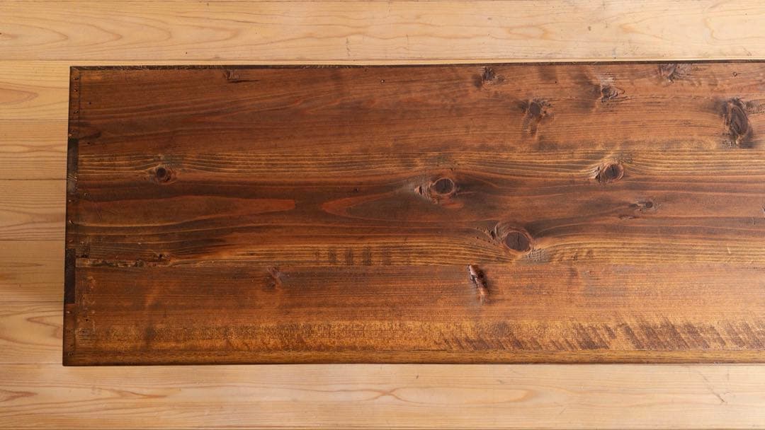 ローボード　棚　3段　木製　収納棚　古道具　古家具　ビンテージ　アンティーク