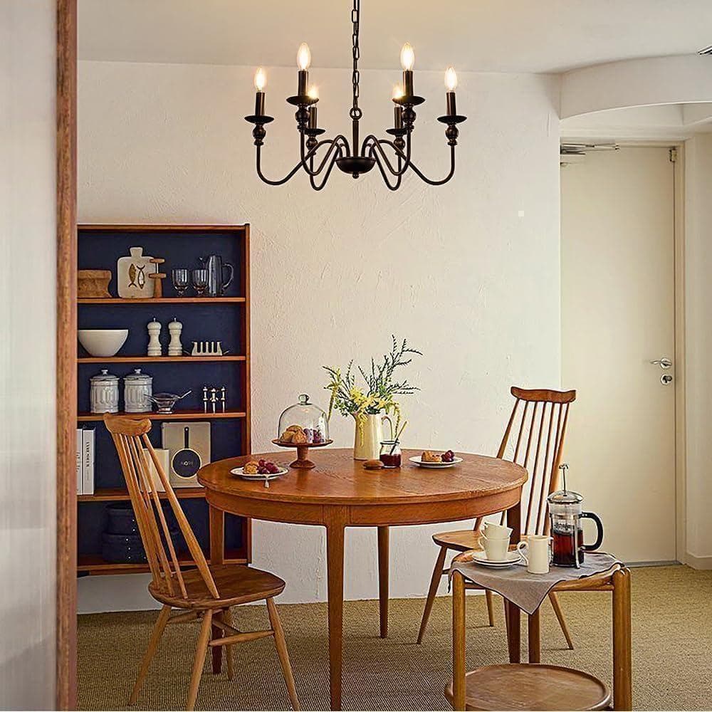 【M2980-172-135】シャンデリア おしゃれ　6灯 LED対応