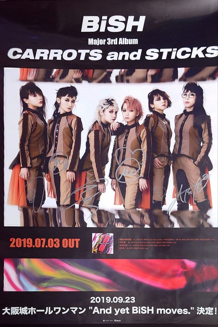 送込【BiSH/PEDRO/ExWHYZポスター17枚】 直筆サインB2ファイル - メルカリ