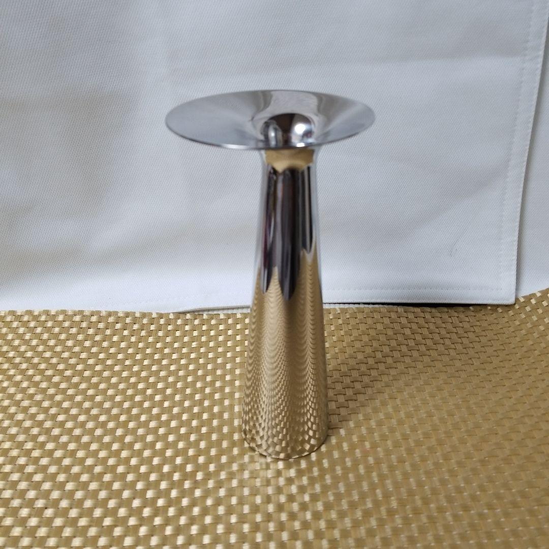 マリナリナルディ ノベルティ「ZACK PAREGO ステンレス製 一輪挿し