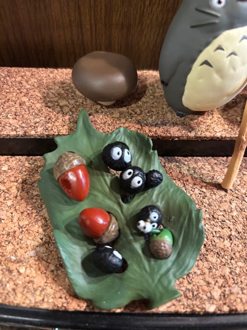 トトロ、プルバックカー4点、大、中、小トトロフィギュア、その他小物セット