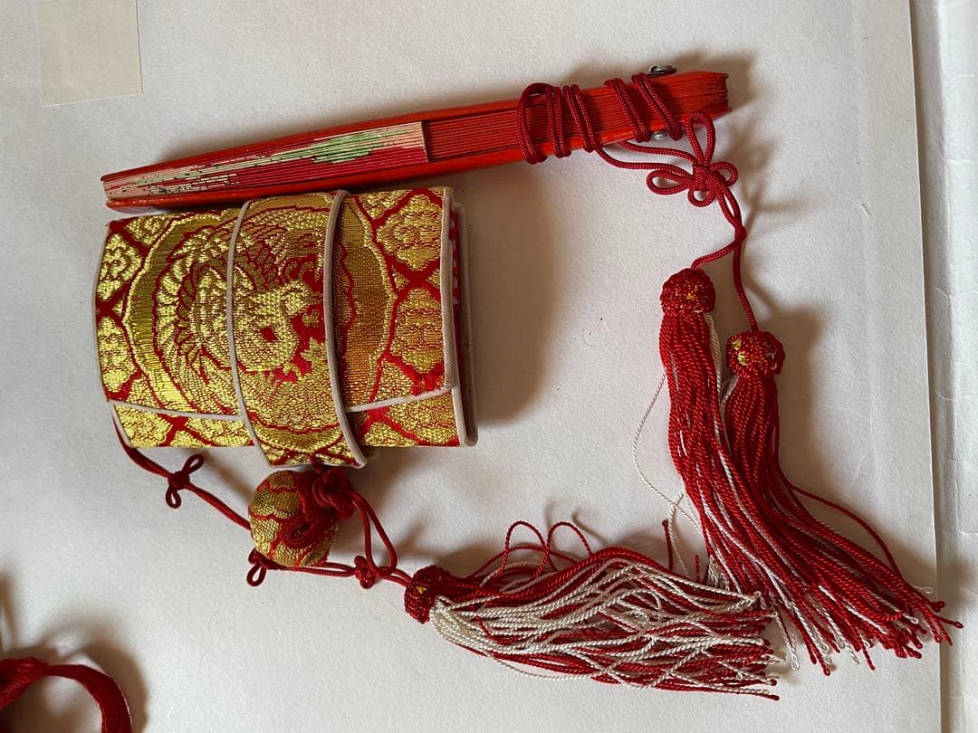 七五三 着物一式 青色 花柄 女の子 アンティーク 7歳着物　753