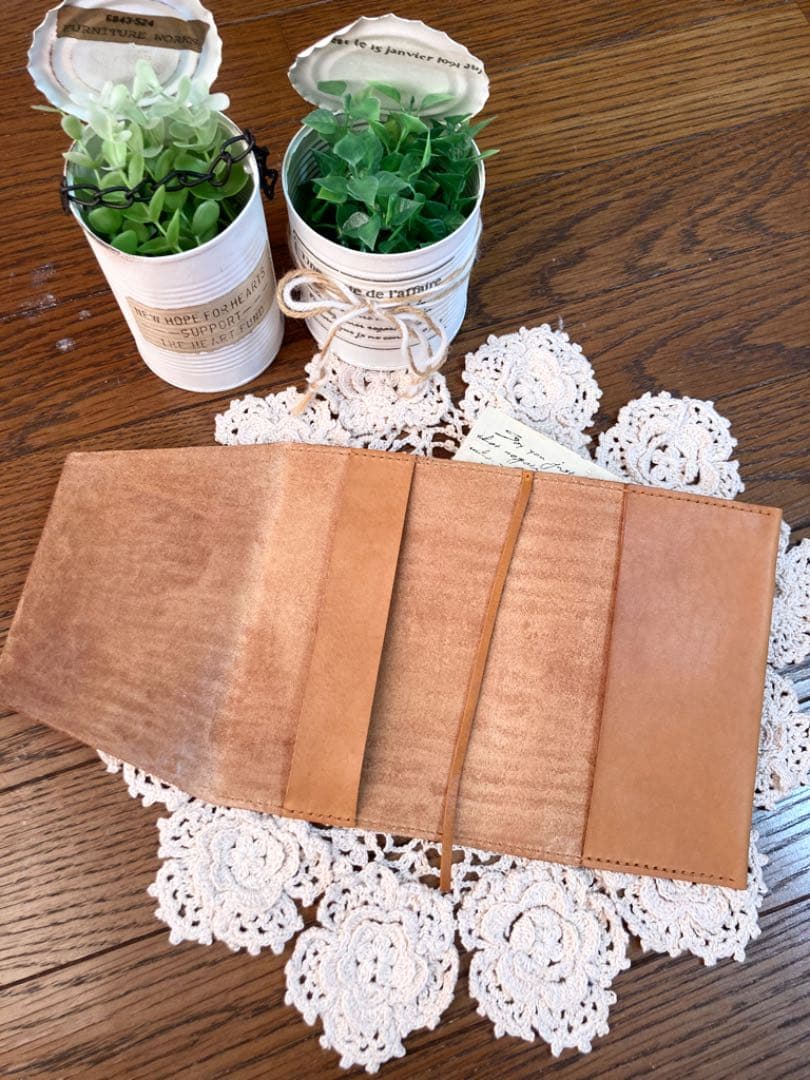 ご確認用　エルバマット メガネケース　ブックカバー　イタリアンレザー　牛革　本革