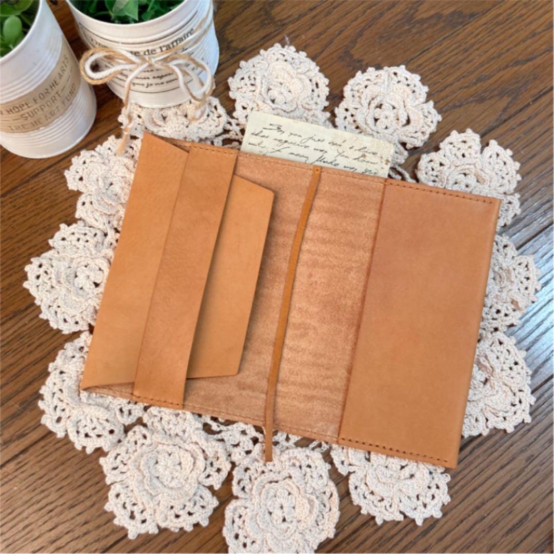 ご確認用　エルバマット メガネケース　ブックカバー　イタリアンレザー　牛革　本革