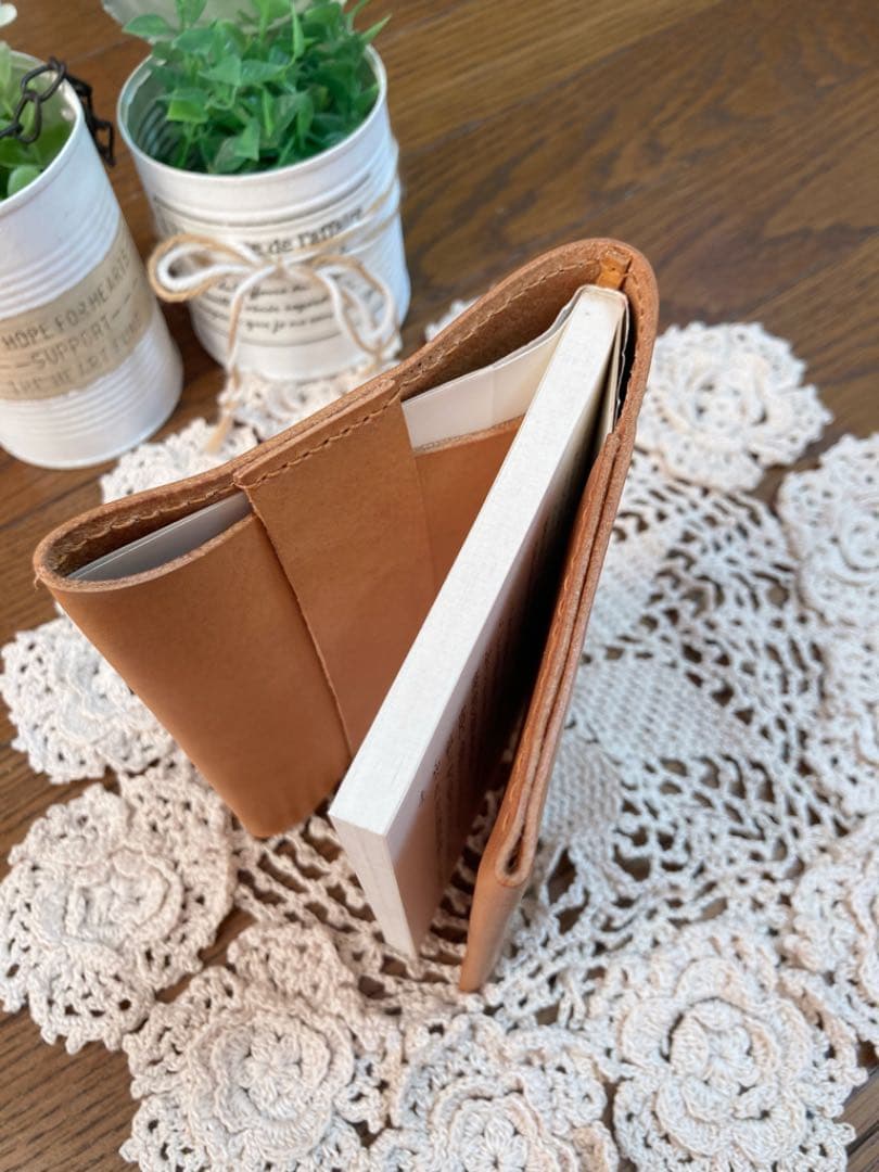 ご確認用　エルバマット メガネケース　ブックカバー　イタリアンレザー　牛革　本革