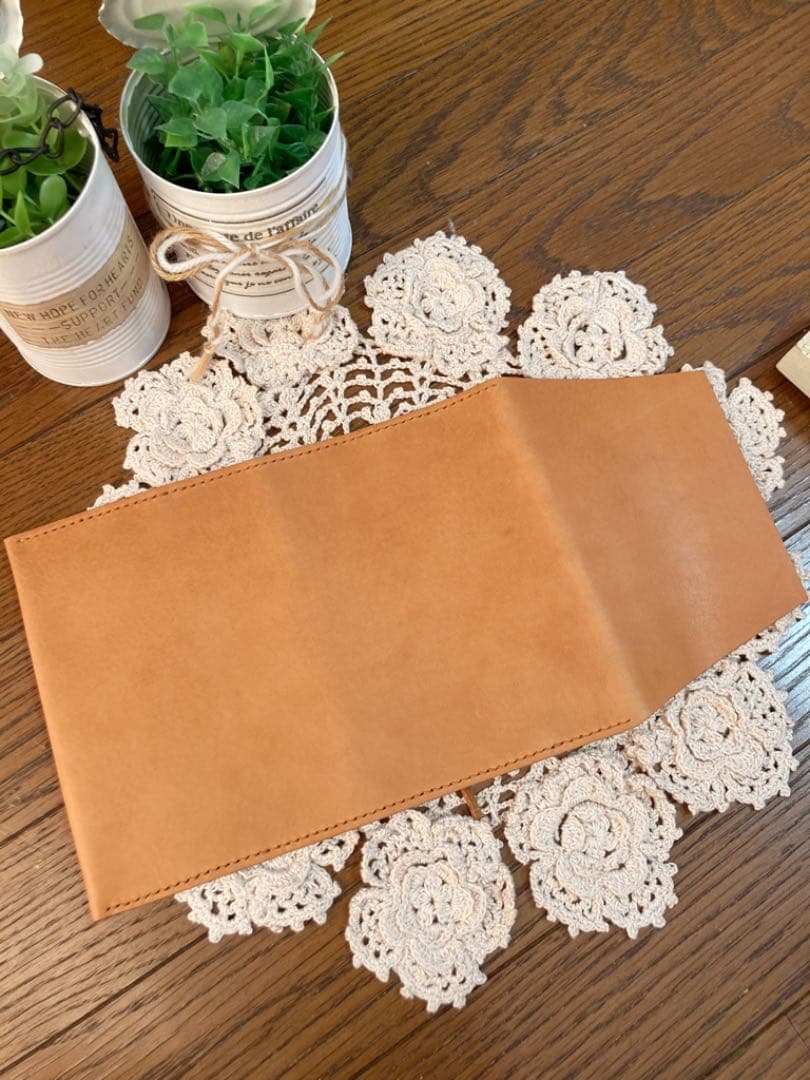 ご確認用　エルバマット メガネケース　ブックカバー　イタリアンレザー　牛革　本革