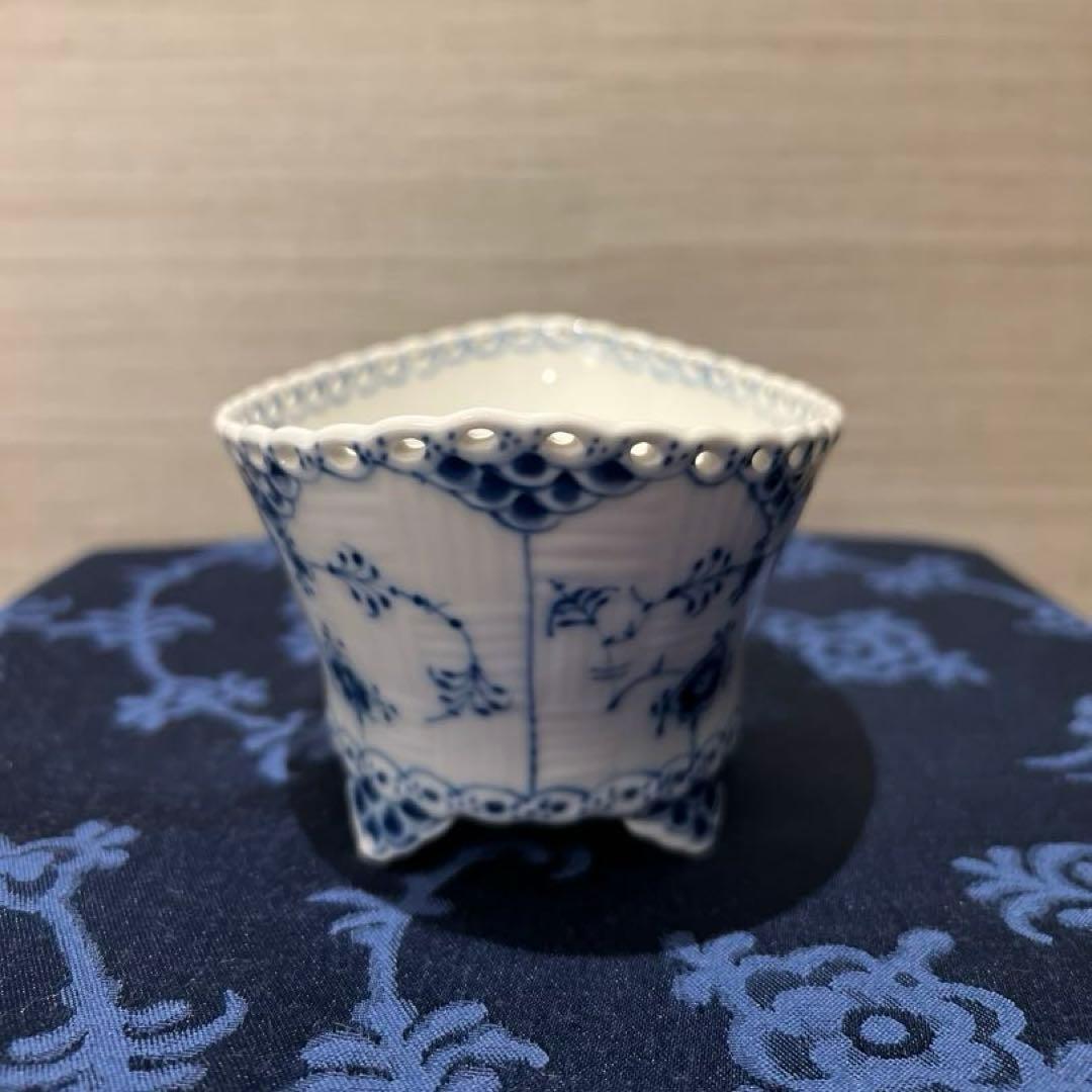 廃盤◼️ ロイヤルコペンハーゲン フルーレース　オーバル　足付きボウル