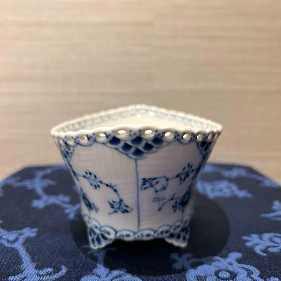 廃盤◼️ ロイヤルコペンハーゲン フルーレース　オーバル　足付きボウル