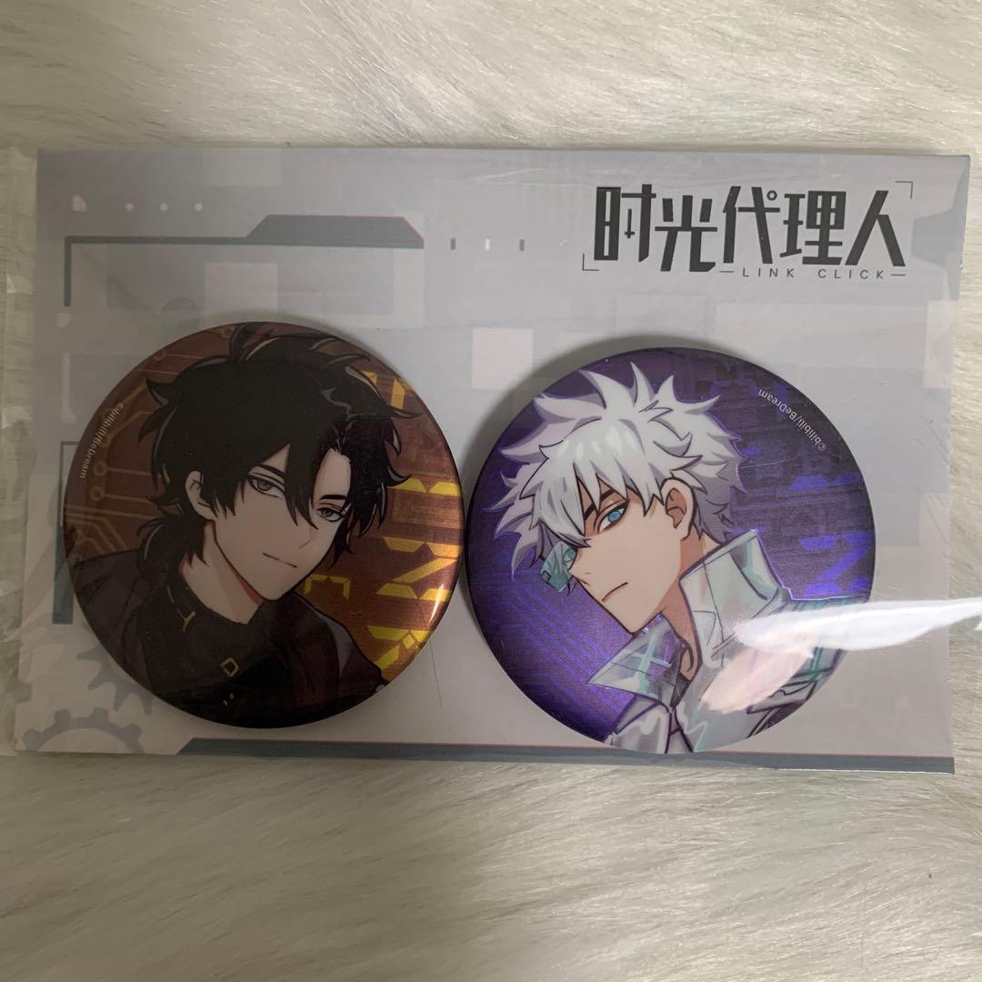 時光代理人 缶バッジ リク トキ - メルカリ