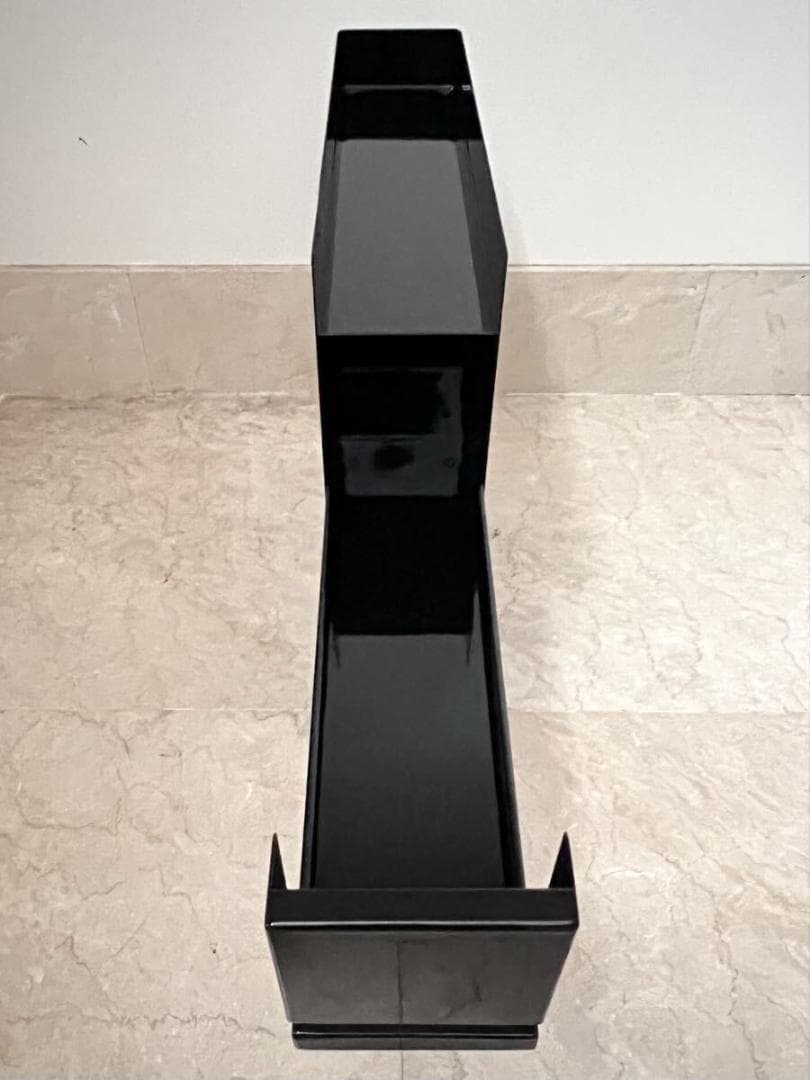 山崎実業 隠せる 調味料ラック 2段 ブラック タワー tower