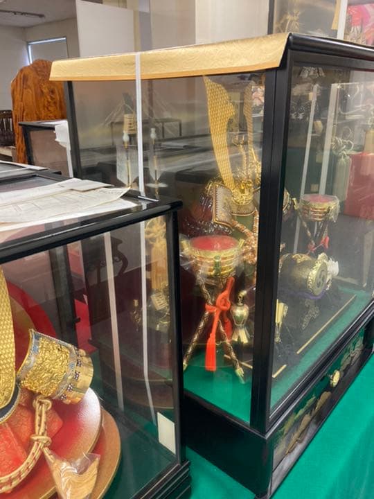 値下げ[展示品・未使用] 兜飾り　ケース　子供の日