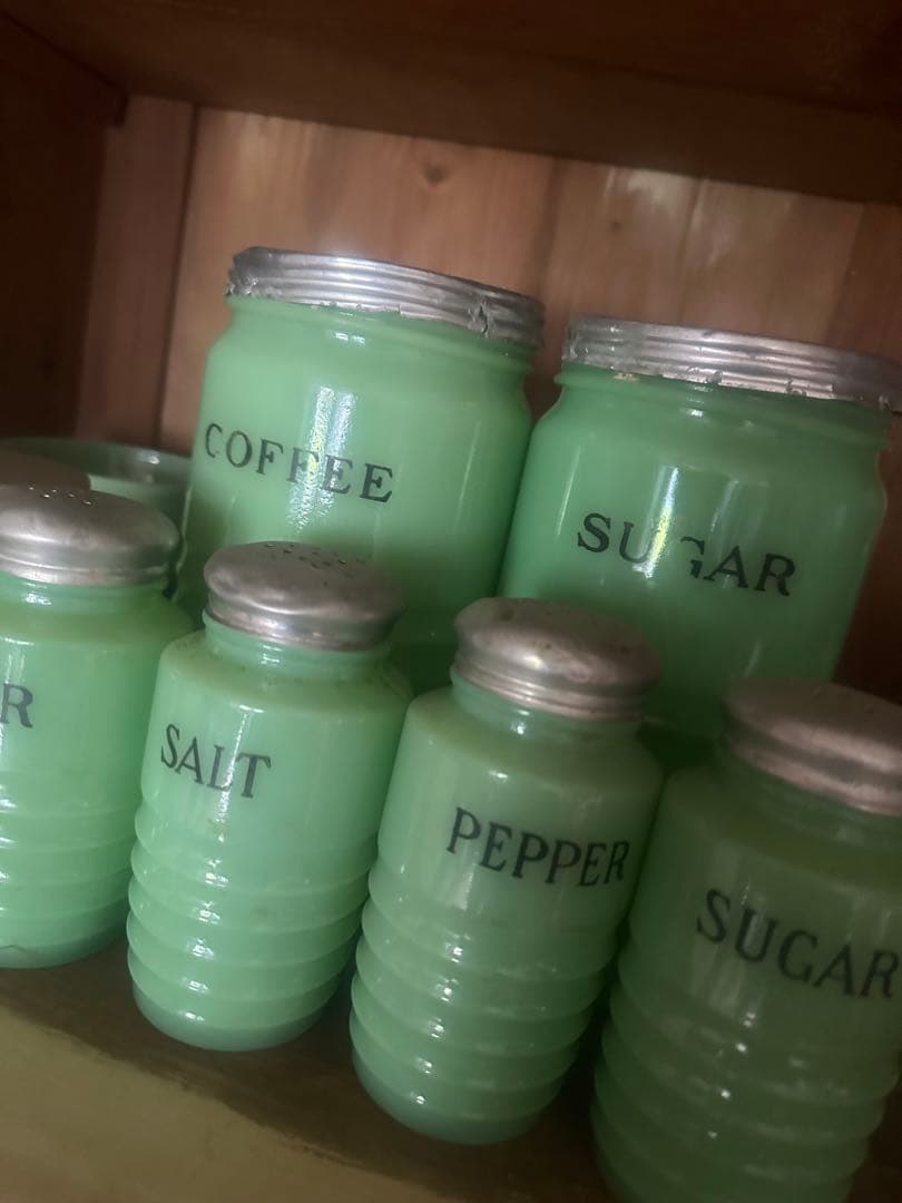 超レア　シャネット社　ダークジェイド　濃い色　キャニスター