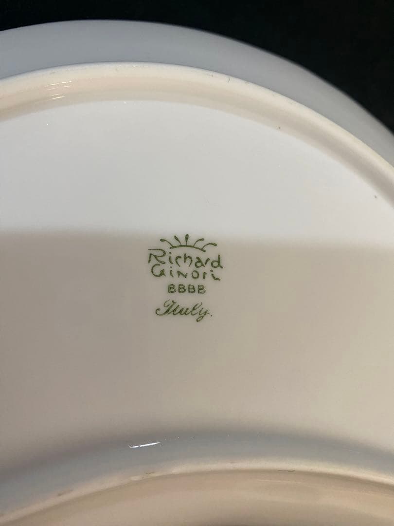 【美品】リチャードジノリ　ベッキオホワイト　クレセントディッシュ×4