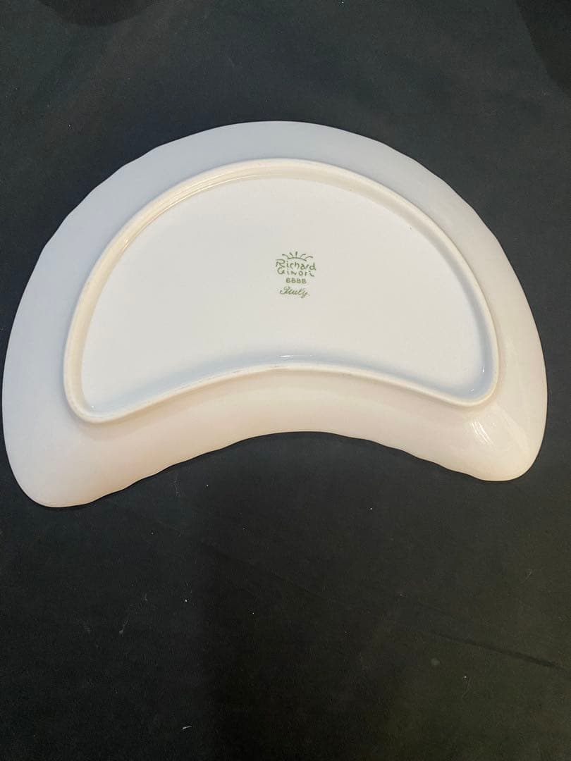 【美品】リチャードジノリ　ベッキオホワイト　クレセントディッシュ×4