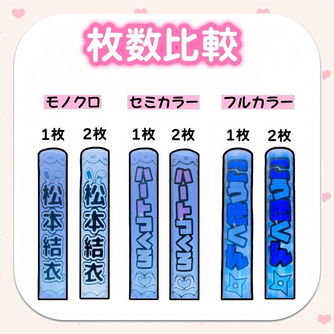 えま様　キンブレシート　オーダー