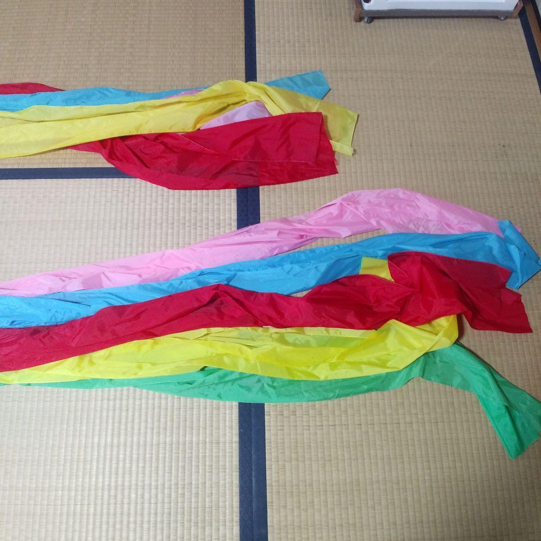 鯉のぼり　6mセット　真鯉　緋鯉　子鯉　吹き流し　旭昇印　旭化成ナイロン