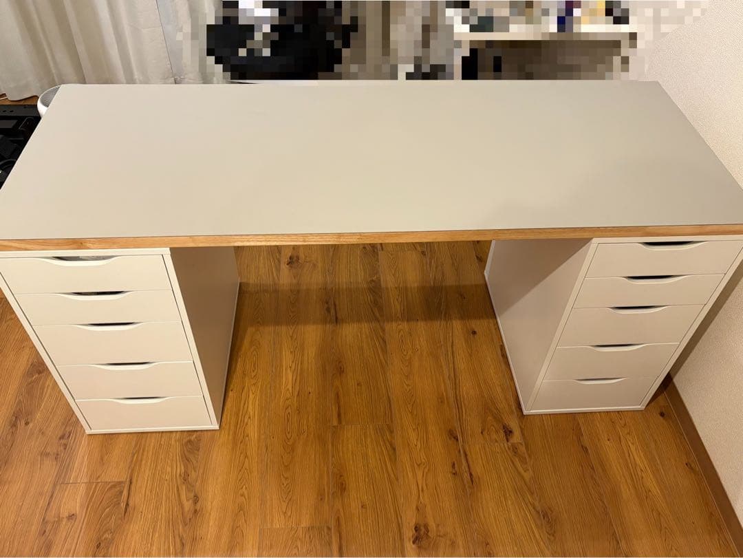 天板 ゴム 集成材 30*600*1600mm リノリウム貼り付け ※天板のみ