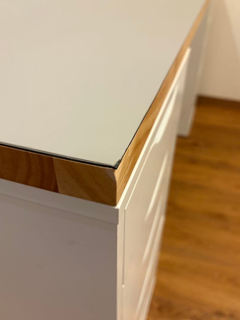 天板 ゴム 集成材 30*600*1600mm リノリウム貼り付け ※天板のみ