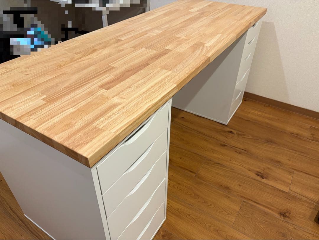 天板 ゴム 集成材 30*600*1600mm リノリウム貼り付け ※天板のみ