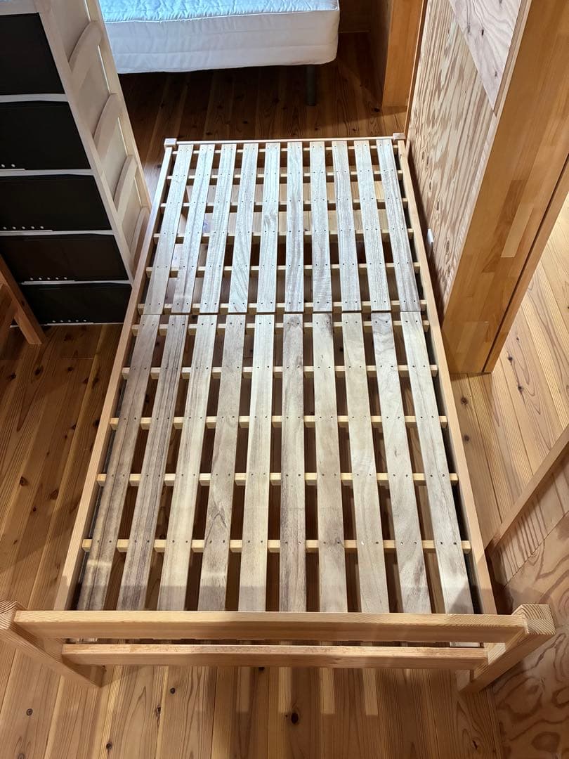 無印良品　木製シングルベッドフレーム　引き取り限定　鳥取県