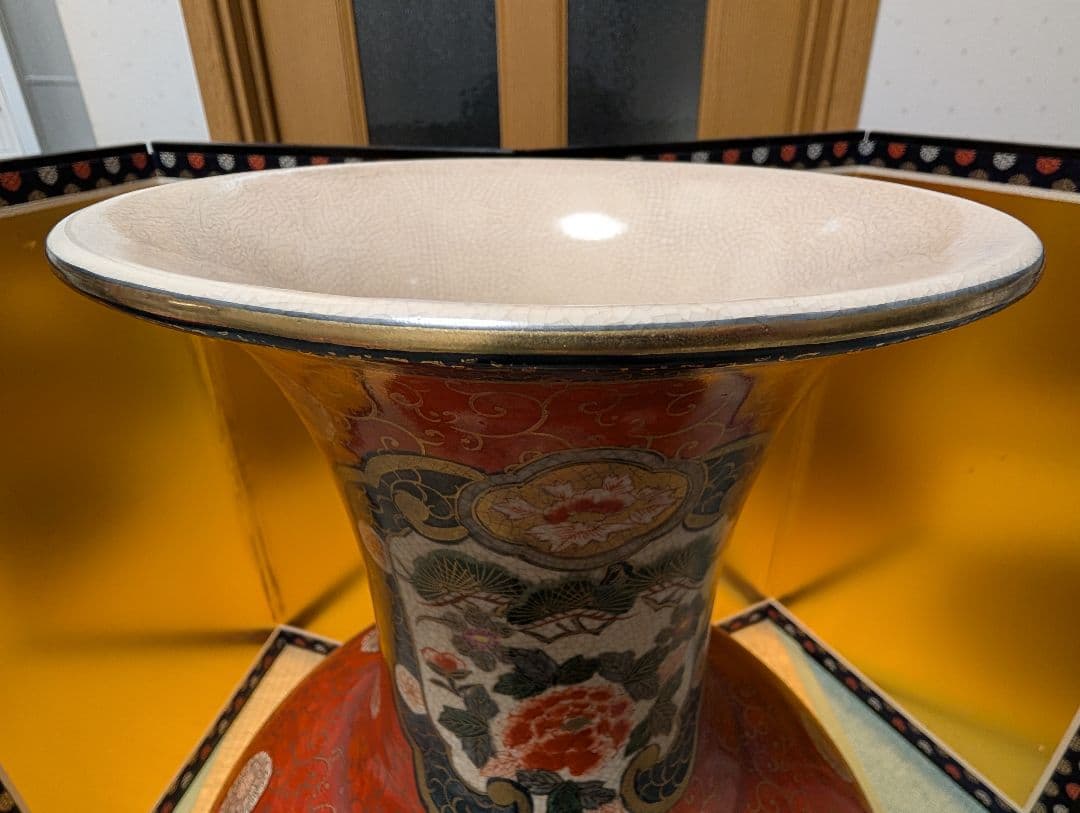 古美術　大型　壺　花瓶　古伊万里　飾り壺　玄関　置物